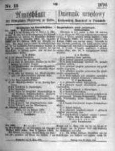 Amtsblatt der Königlichen Regierung zu Posen. 1876.03.29 Nro.13