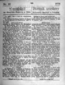 Amtsblatt der Königlichen Regierung zu Posen. 1876.05.10 Nro.19