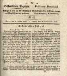 Oeffentlicher Anzeiger . 1840.10.20 Nro.42