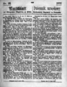 Amtsblatt der Königlichen Regierung zu Posen. 1876.07.12 Nro.28