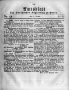 Amtsblatt der Königlichen Regierung zu Posen. 1876.10.11 Nro.41