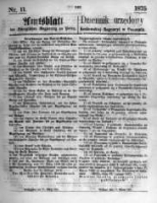 Amtsblatt der Königlichen Regierung zu Posen. 1875.03.17 Nro.11