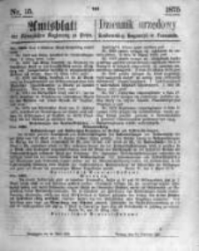 Amtsblatt der Königlichen Regierung zu Posen. 1875.04.14 Nro.15