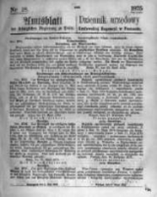 Amtsblatt der Königlichen Regierung zu Posen. 1875.05.05 Nro.18
