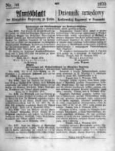 Amtsblatt der Königlichen Regierung zu Posen. 1875.09.08 Nro.36