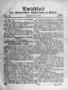 Amtsblatt der Königlichen Regierung zu Posen. 1878.01.09 Nro.2