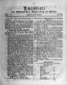 Amtsblatt der Königlichen Regierung zu Posen. 1878.02.13 Nro.7