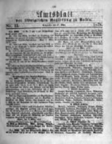 Amtsblatt der Königlichen Regierung zu Posen. 1878.03.27 Nro.13