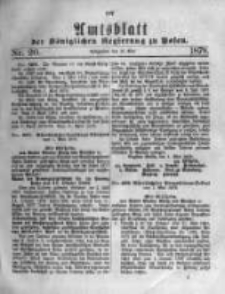 Amtsblatt der Königlichen Regierung zu Posen. 1878.05.15 Nro.20