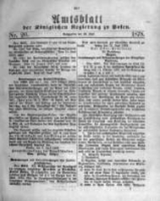 Amtsblatt der Königlichen Regierung zu Posen. 1878.06.26 Nro.26