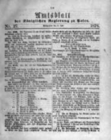 Amtsblatt der Königlichen Regierung zu Posen. 1878.07.03 Nro.27