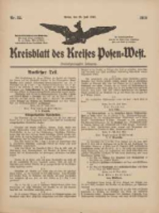 Kreisblatt des Kreises Posen-West 1910.07.28 Jg.22 Nr32