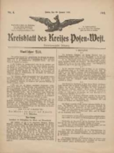 Kreisblatt des Kreises Posen-West 1911.01.26 Jg.23 Nr4