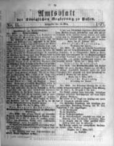 Amtsblatt der Königlichen Regierung zu Posen. 1877.03.14 Nro.11