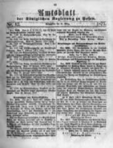 Amtsblatt der Königlichen Regierung zu Posen. 1877.03.21 Nro.12