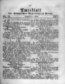 Amtsblatt der K&ouml;niglichen Regierung zu Posen. 1877.08.01 Nro.31