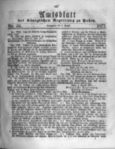 Amtsblatt der Königlichen Regierung zu Posen. 1877.08.08 Nro.32