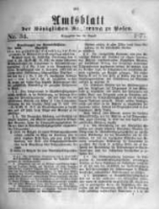 Amtsblatt der Königlichen Regierung zu Posen. 1877.08.22 Nro.34