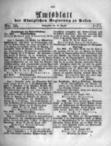 Amtsblatt der Königlichen Regierung zu Posen. 1877.08.29 Nro.35