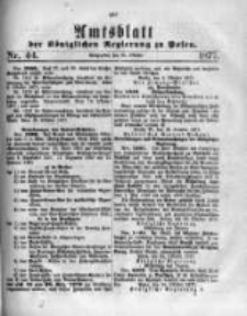 Amtsblatt der Königlichen Regierung zu Posen. 1877.10.31 Nro.44