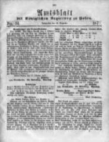 Amtsblatt der Königlichen Regierung zu Posen. 1877.12.19 Nro.51