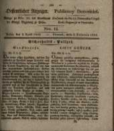 Oeffentlicher Anzeiger. 1833.04.02 Nr 14