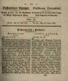 Oeffentlicher Anzeiger. 1833.07.30 Nr 31