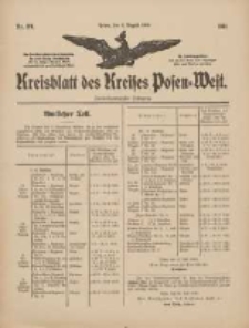 Kreisblatt des Kreises Posen-West 1910.08.04 Jg.22 Nr33