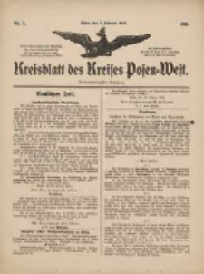 Kreisblatt des Kreises Posen-West 1911.02.02 Jg.23 Nr5