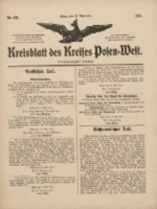 Kreisblatt des Kreises Posen-West 1911.05.18 Jg.23 Nr20