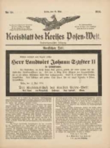 Kreisblatt des Kreises Posen-West 1914.05.14 Jg.26 Nr20