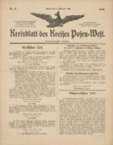 Kreisblatt des Kreises Posen-West 1909.02.04 Jg.21 Nr5