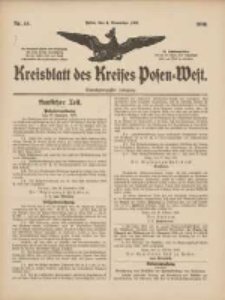 Kreisblatt des Kreises Posen-West 1909.11.04 Jg.21 Nr44