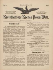 Kreisblatt des Kreises Posen-West 1910.02.03 Jg.22 Nr5