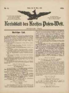 Kreisblatt des Kreises Posen-West 1909.03.18 Jg.21 Nr11