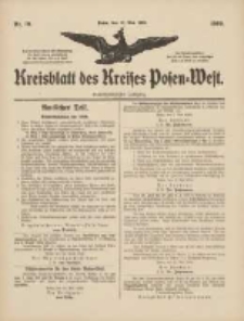 Kreisblatt des Kreises Posen-West 1909.05.13 Jg.21 Nr19