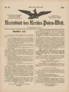 Kreisblatt des Kreises Posen-West 1909.06.10 Jg.21 Nr23