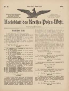 Kreisblatt des Kreises Posen-West 1909.08.05 Jg.21 Nr31
