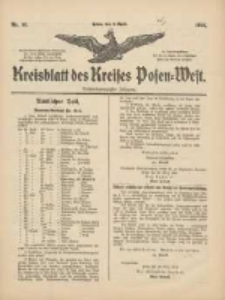 Kreisblatt des Kreises Posen-West 1914.04.02 Jg.26 Nr14