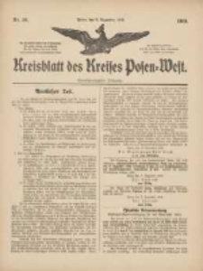 Kreisblatt des Kreises Posen-West 1909.12.09 Jg.21 Nr49