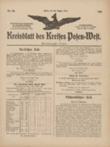 Kreisblatt des Kreises Posen-West 1910.08.25 Jg.22 Nr36