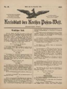 Kreisblatt des Kreises Posen-West 1910.11.10 Jg.22 Nr48