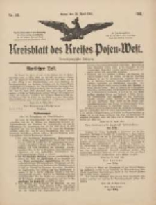 Kreisblatt des Kreises Posen-West 1911.04.20 Jg.23 Nr16