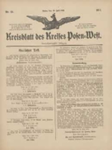 Kreisblatt des Kreises Posen-West 1911.07.13 Jg.23 Nr28