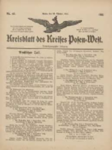 Kreisblatt des Kreises Posen-West 1911.10.26 Jg.23 Nr43