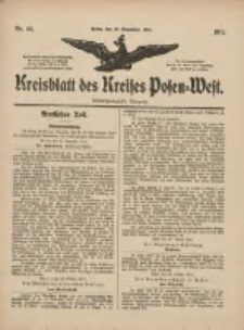 Kreisblatt des Kreises Posen-West 1911.11.16 Jg.23 Nr46