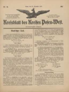 Kreisblatt des Kreises Posen-West 1911.12.21 Jg.23 Nr51