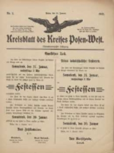Kreisblatt des Kreises Posen-West 1912.01.11 Jg.24 Nr2
