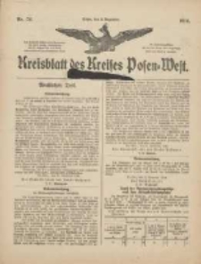 Kreisblatt des Kreises Posen-West 1914.12.03 Jg.26 Nr72