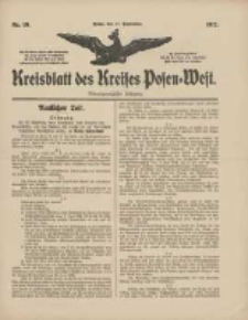 Kreisblatt des Kreises Posen-West 1912.09.17 Jg.24 Nr39